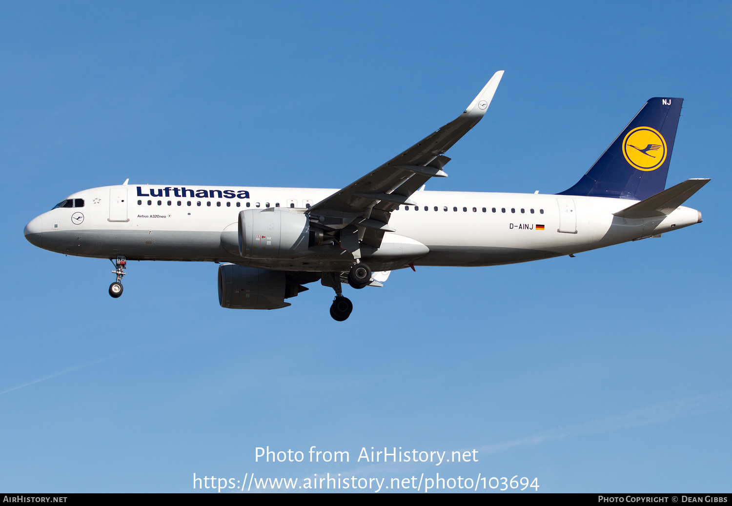 Aircraft Photo of D-AINJ | Airbus A320-271N | Lufthansa | AirHistory.net #103694