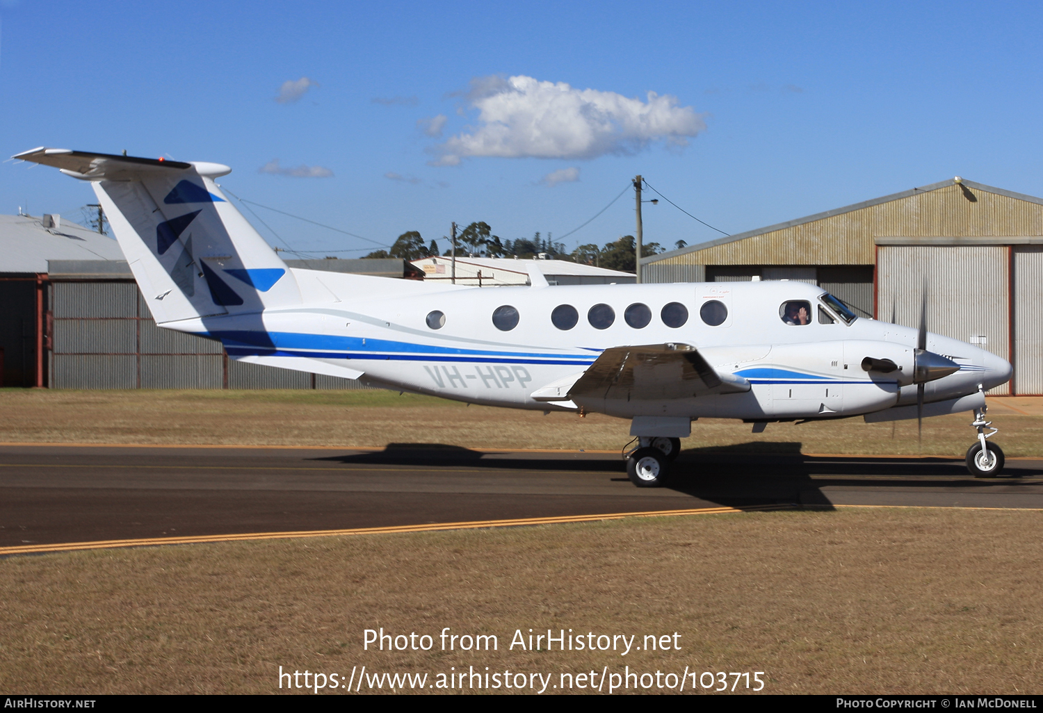 Aircraft Photo of VH-HPP | Beech B200C Super King Air | AirHistory.net #103715