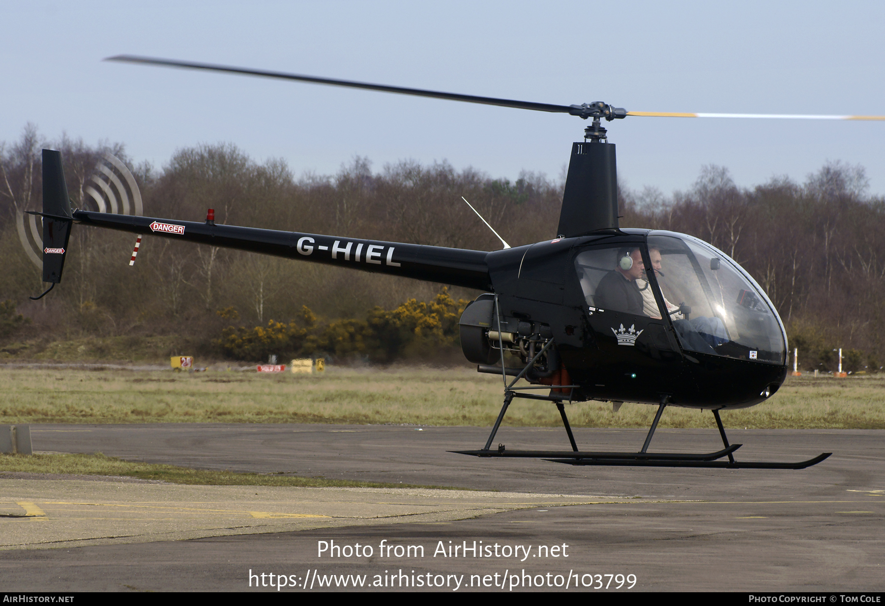 Aircraft Photo of G-HIEL | Robinson R-22 Beta | AirHistory.net #103799