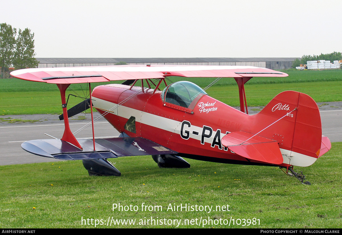 Aircraft Photo of G-PARG | Pitts S-1S Special | AirHistory.net #103981