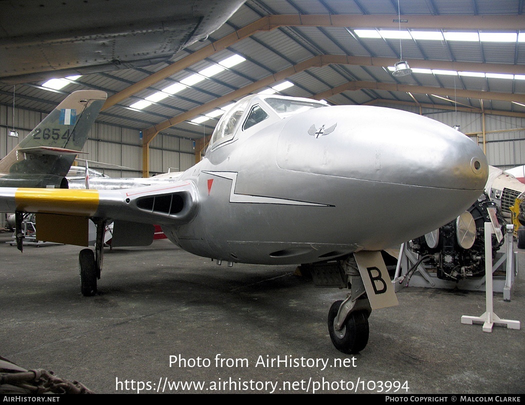 Aircraft Photo of WZ518 | De Havilland D.H. 115 Vampire T11 | UK - Air Force | AirHistory.net #103994