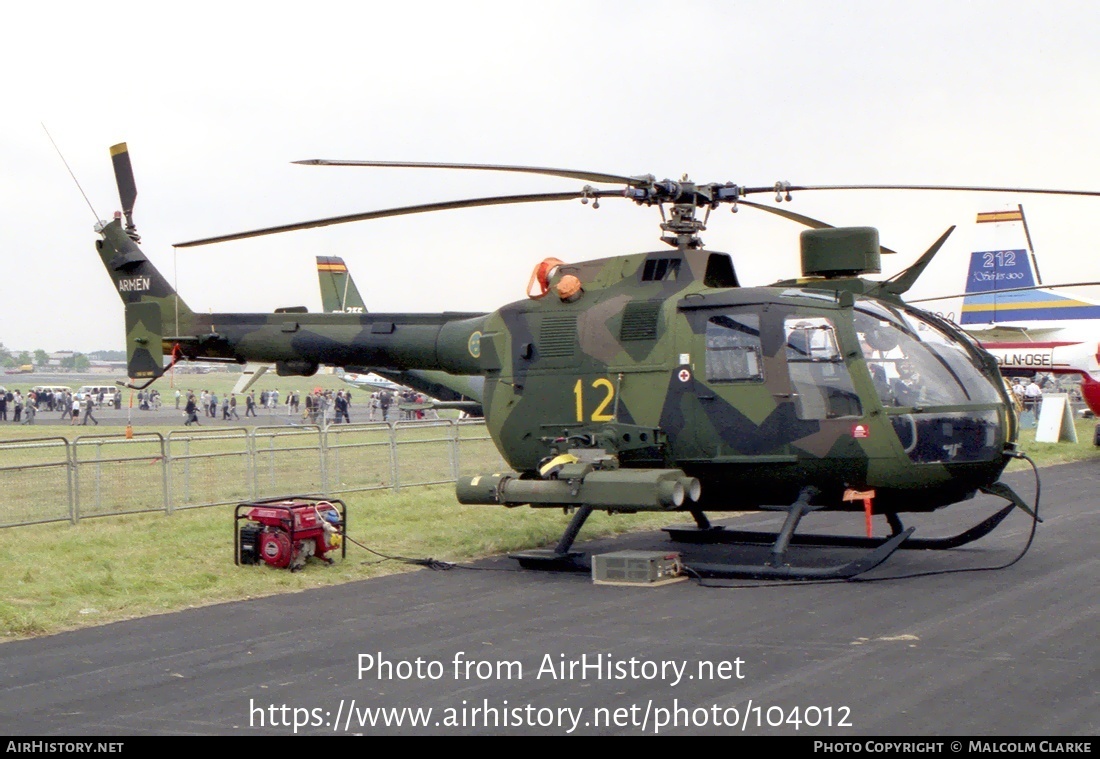 Aircraft Photo of 09212 | MBB Hkp9A (BO-105CB-3) | Sweden - Army | AirHistory.net #104012