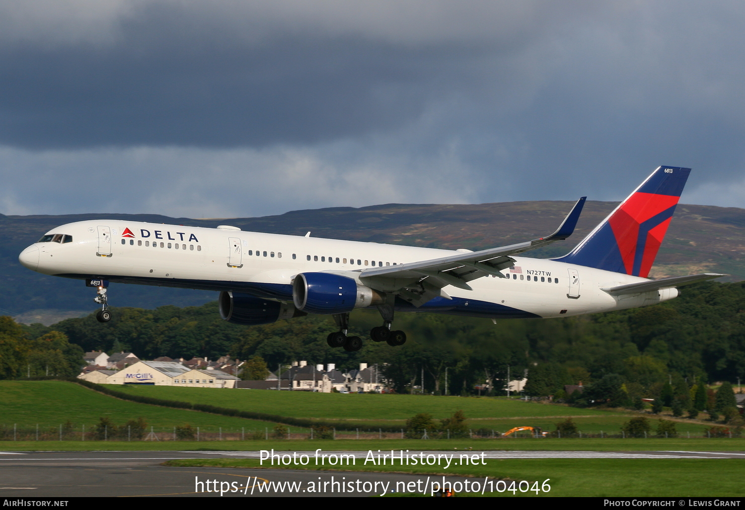 Aircraft Photo of N727TW | Boeing 757-231 | Delta Air Lines | AirHistory.net #104046