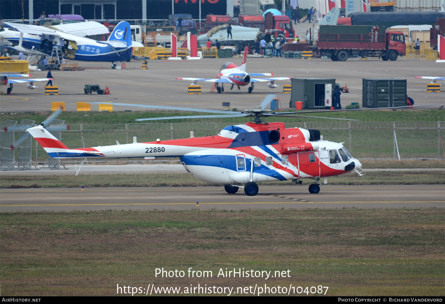 Aircraft Photo of 22880 | Mil Mi-171A2 | Russian Helicopters | AirHistory.net #104087