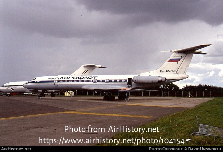 Aircraft Photo of RA-65760 | Tupolev Tu-134AK | Aeroflot | AirHistory.net #104154