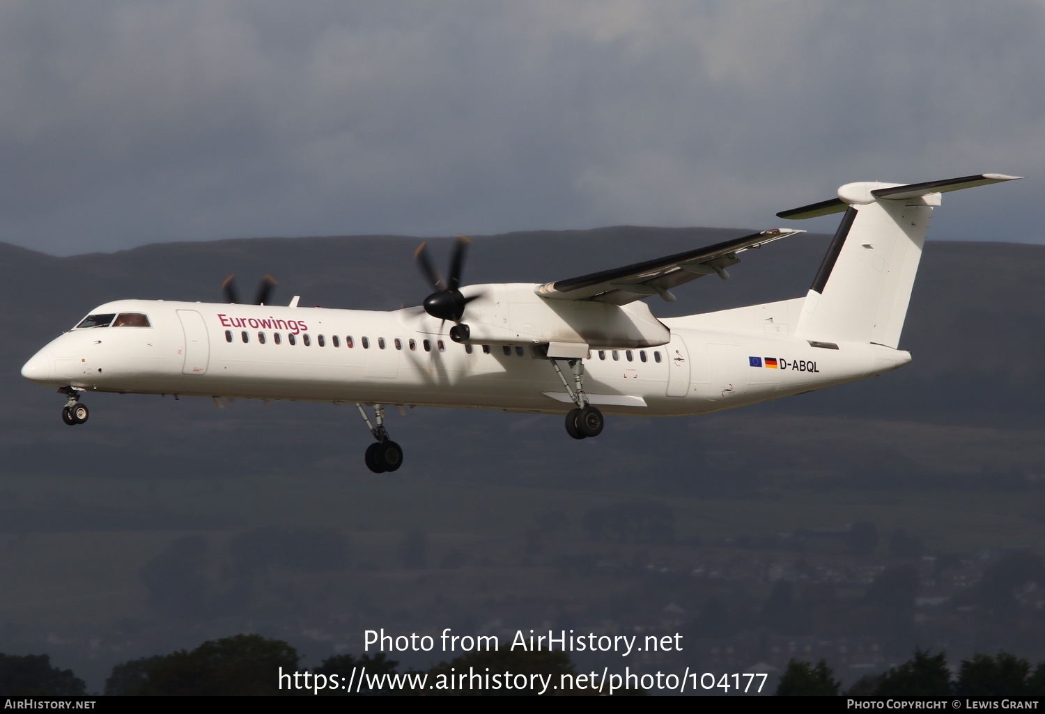 Aircraft Photo of D-ABQL | Bombardier DHC-8-402 Dash 8 | Eurowings | AirHistory.net #104177