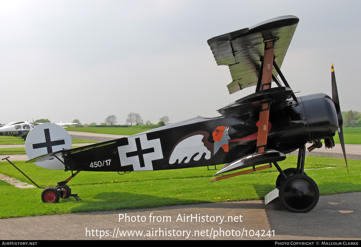 Aircraft Photo of G-BVGZ / 152/17 | Fokker Dr.1 (replica) | Germany - Air Force | AirHistory.net #104241