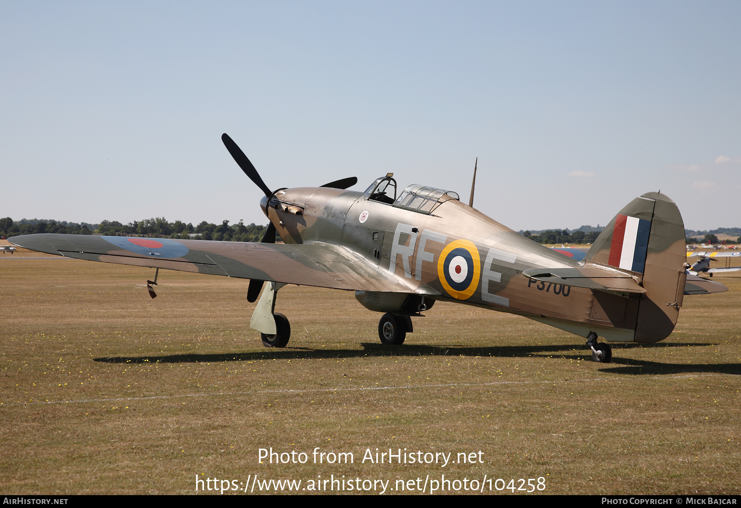 Aircraft Photo of G-HURI / P3700 | Hawker Hurricane Mk12A | UK - Air Force | AirHistory.net #104258