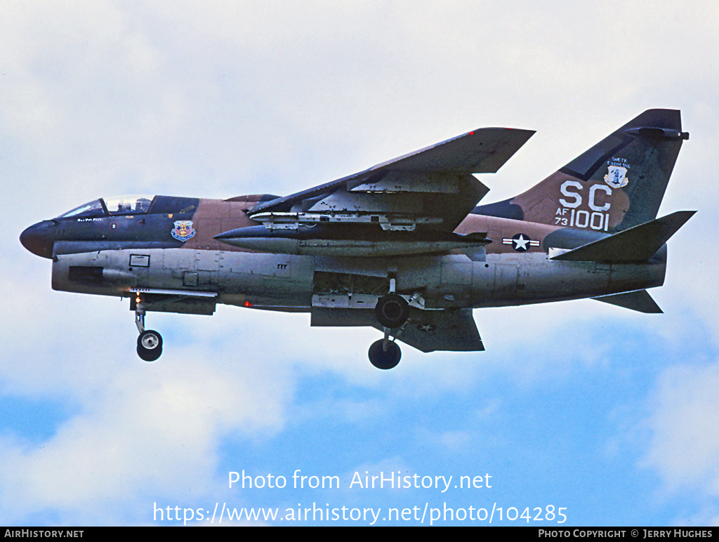 Aircraft Photo of 73-1001 / AF73-1001 | LTV A-7D Corsair II | USA - Air Force | AirHistory.net #104285