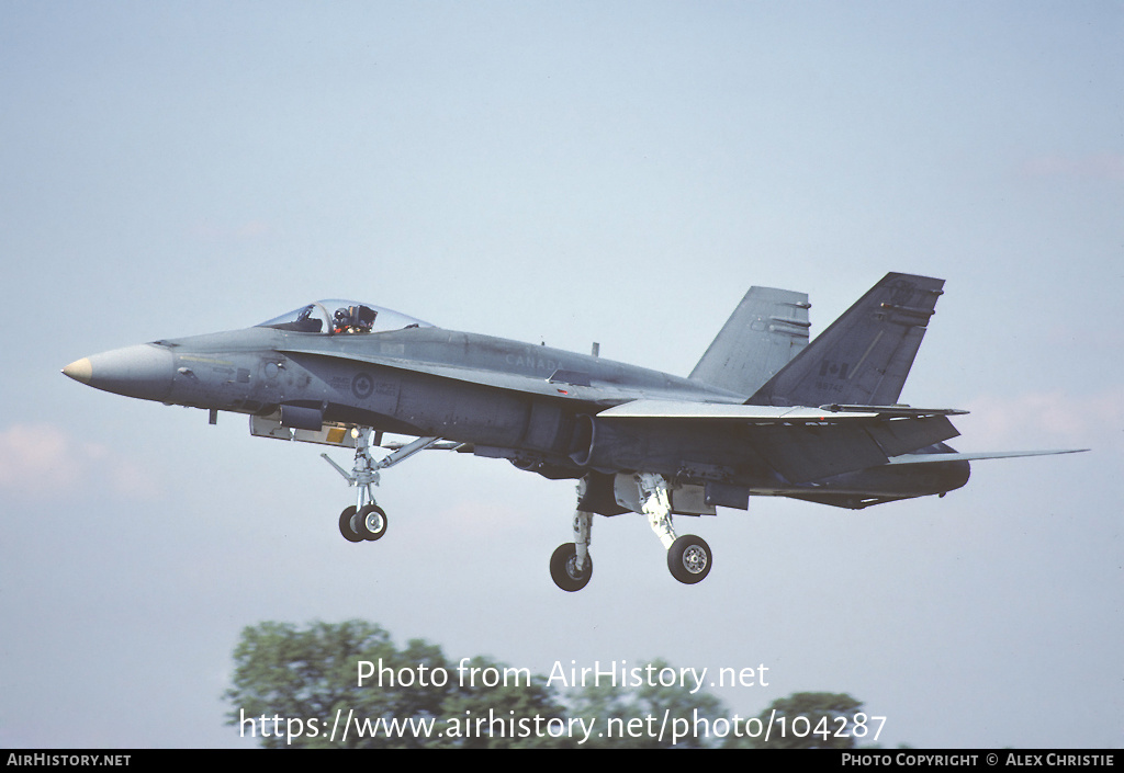 Aircraft Photo of 188742 | McDonnell Douglas CF-188 Hornet | Canada - Air Force | AirHistory.net #104287