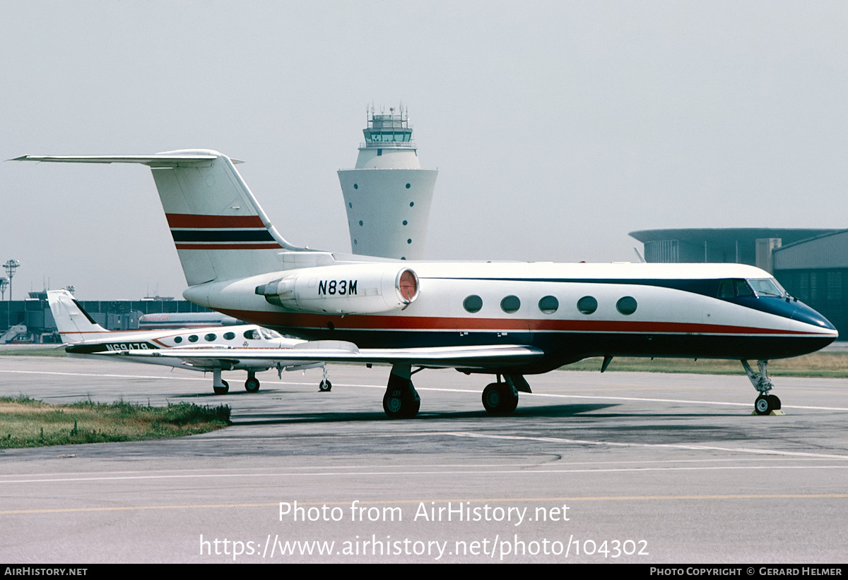 Aircraft Photo of N83M | Grumman American G-1159 Gulfstream II | AirHistory.net #104302