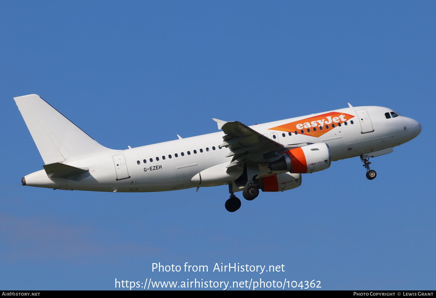 Aircraft Photo of G-EZEH | Airbus A319-111 | EasyJet | AirHistory.net #104362