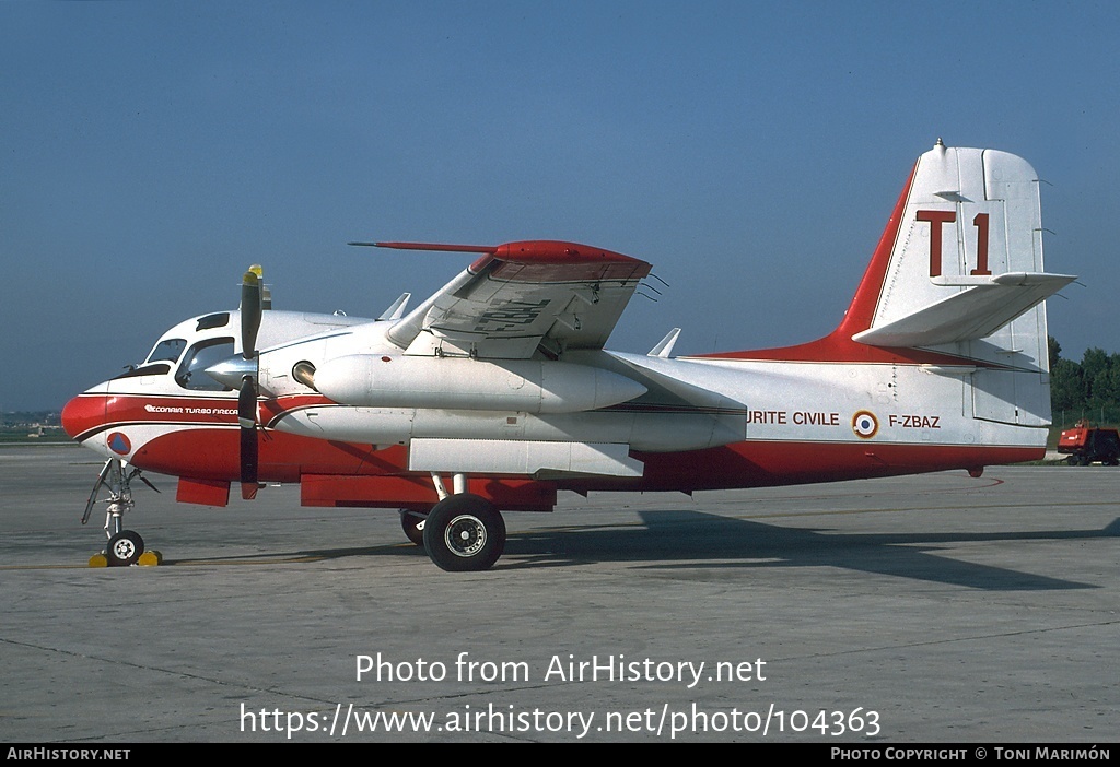 Aircraft Photo of F-ZBAZ | Conair CS2F Turbo Firecat | Sécurité Civile | AirHistory.net #104363