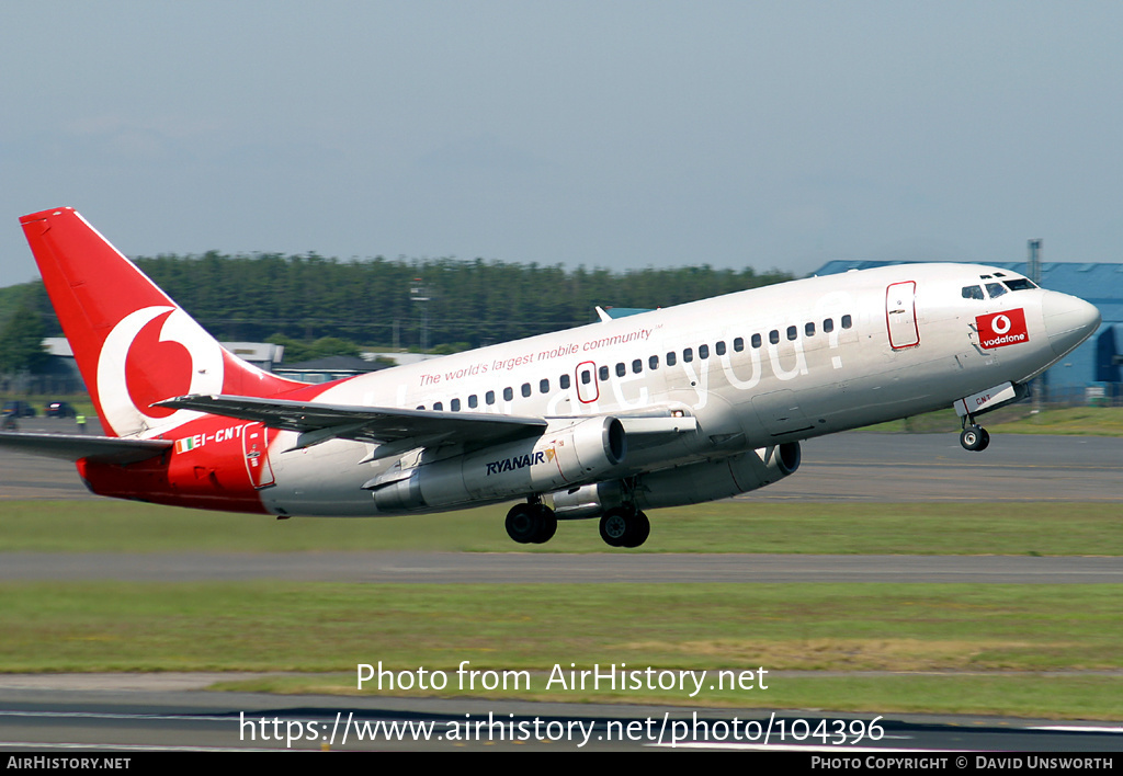 Aircraft Photo of EI-CNT | Boeing 737-230/Adv | Ryanair | AirHistory.net #104396