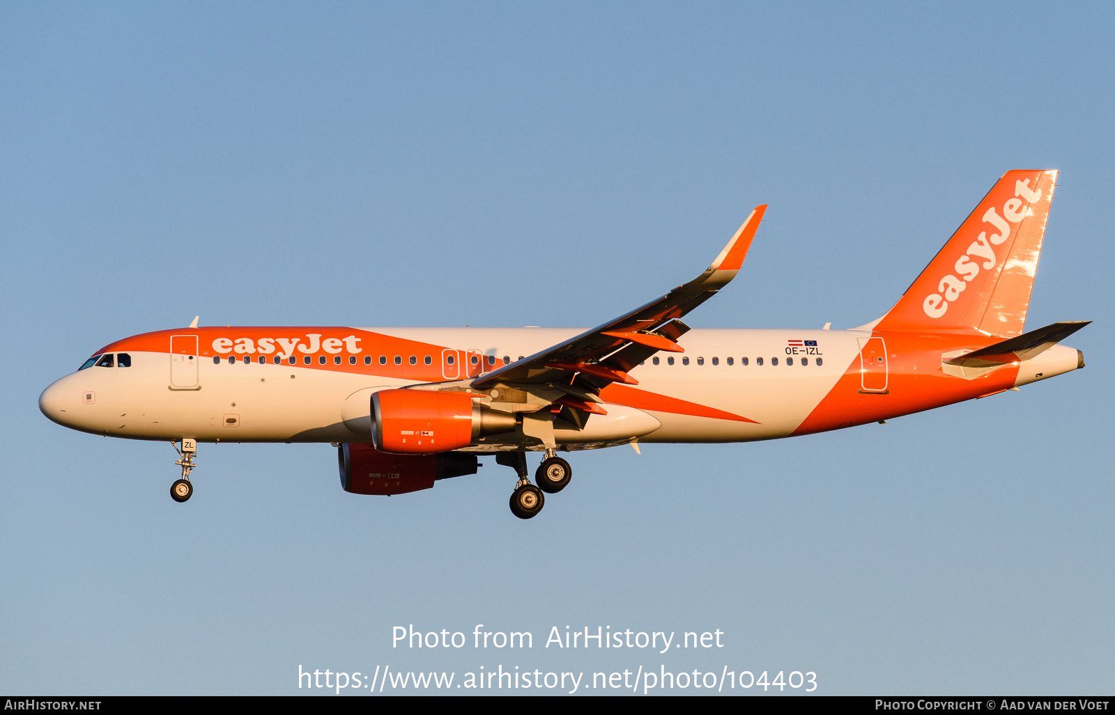 Aircraft Photo of OE-IZL | Airbus A320-214 | EasyJet | AirHistory.net #104403