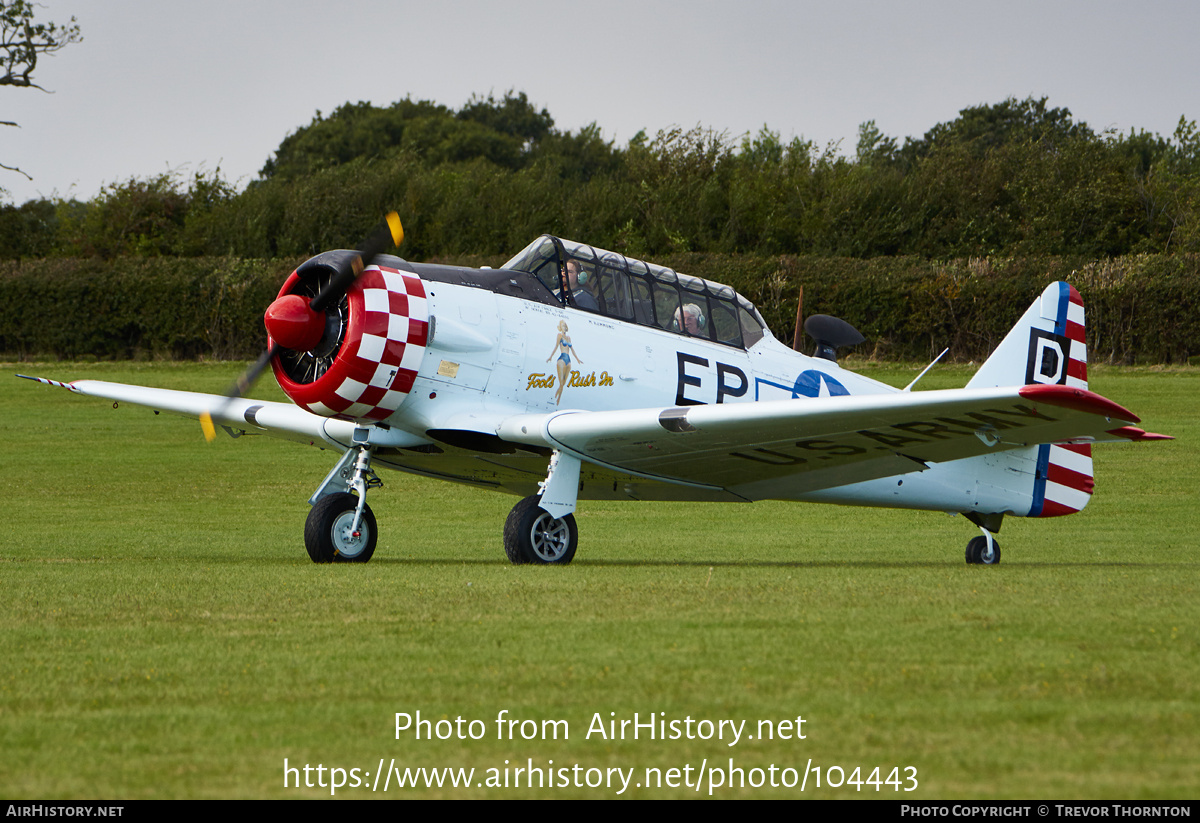 Aircraft Photo of G-ELMH / 42-84555 | North American AT-6D Harvard III | USA - Air Force | AirHistory.net #104443