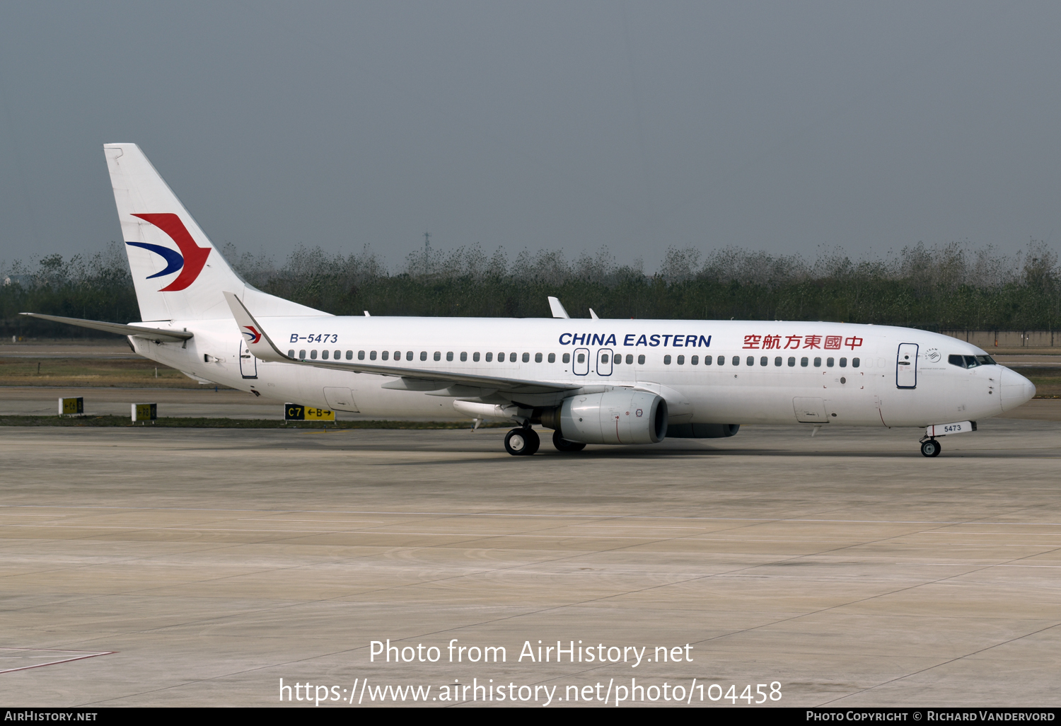 Aircraft Photo of B-5473 | Boeing 737-89P | China Eastern Airlines | AirHistory.net #104458