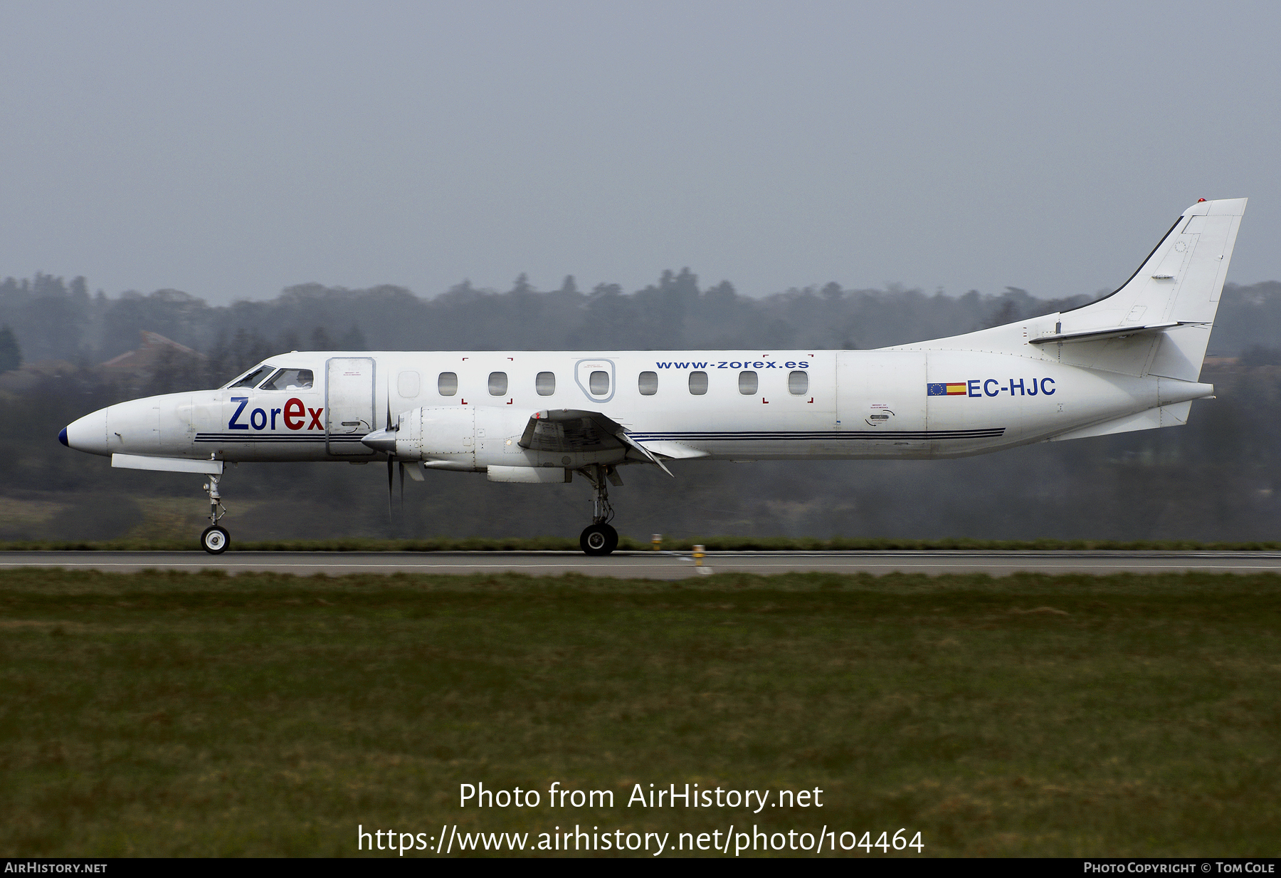 Aircraft Photo of EC-HJC | Fairchild Swearingen SA-226TC Metro II | Zorex Air Transport | AirHistory.net #104464