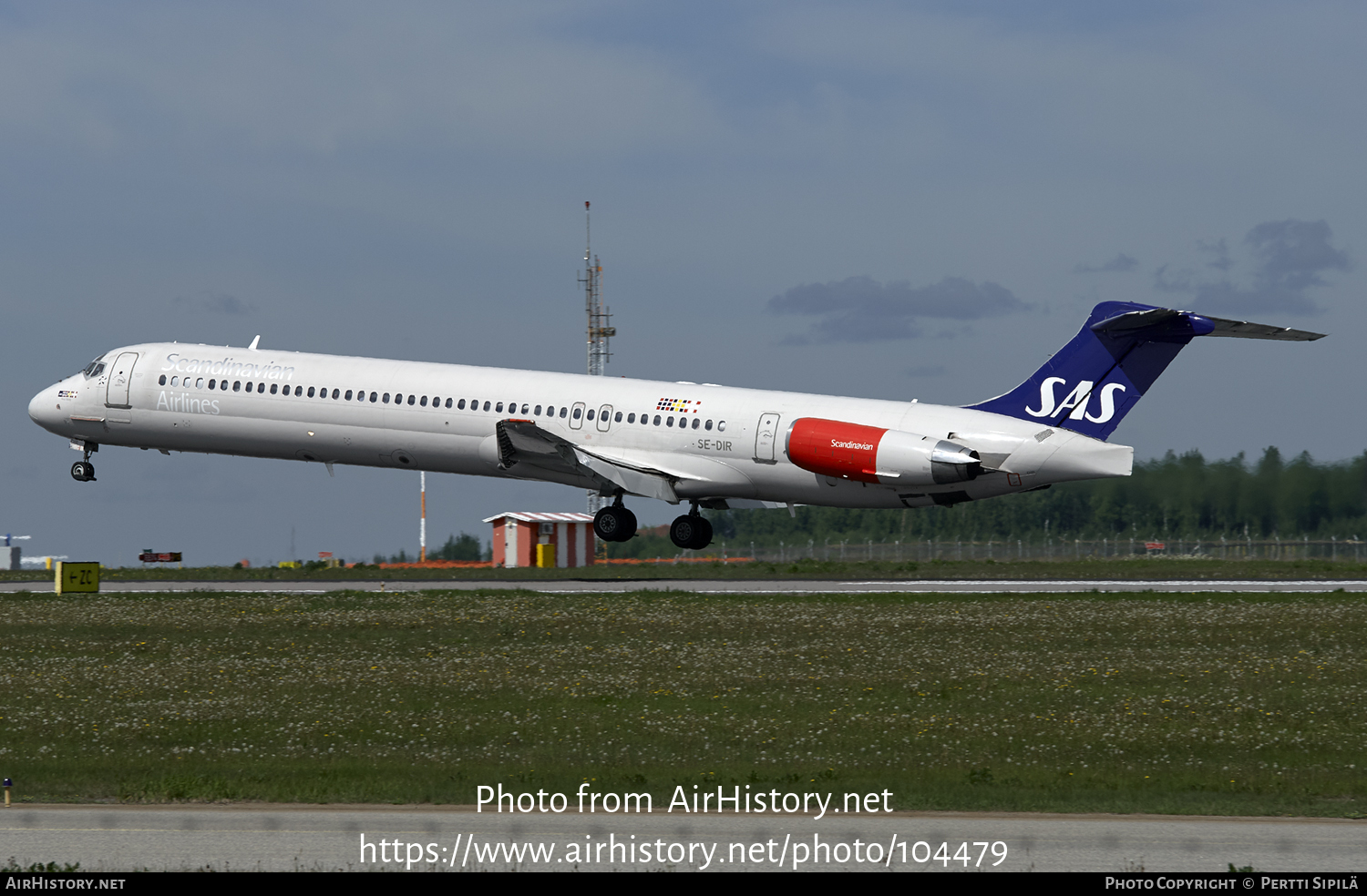 Aircraft Photo of SE-DIR | McDonnell Douglas MD-82 (DC-9-82) | Scandinavian Airlines - SAS | AirHistory.net #104479