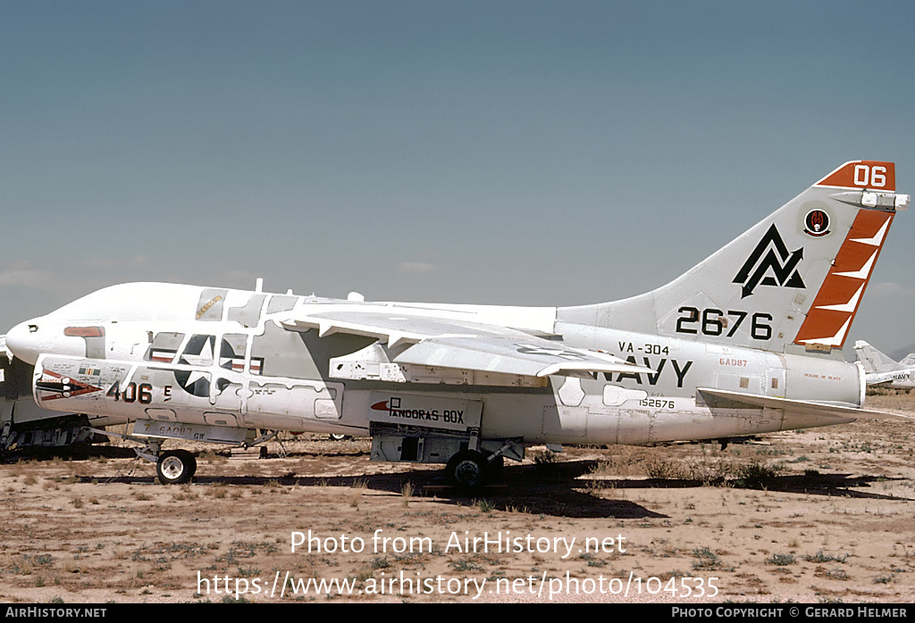 Aircraft Photo of 152676 / 2676 | LTV A-7A Corsair II | USA - Navy | AirHistory.net #104535