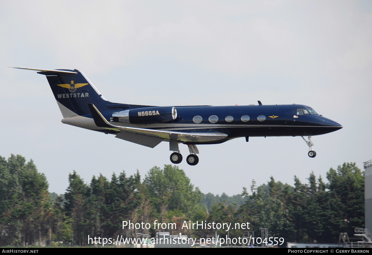 Aircraft Photo of N666SA | Grumman American G-1159 Gulfstream II-SP | Weststar Aviation Services | AirHistory.net #104559