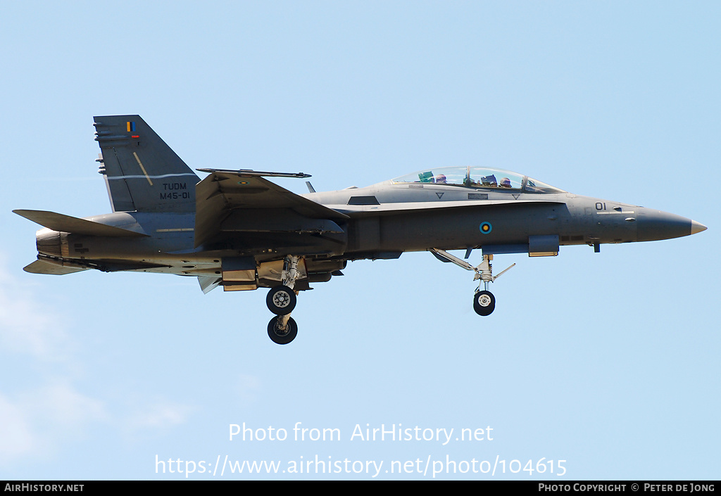 Aircraft Photo of M45-01 | McDonnell Douglas F/A-18D Hornet | Malaysia - Air Force | AirHistory.net #104615