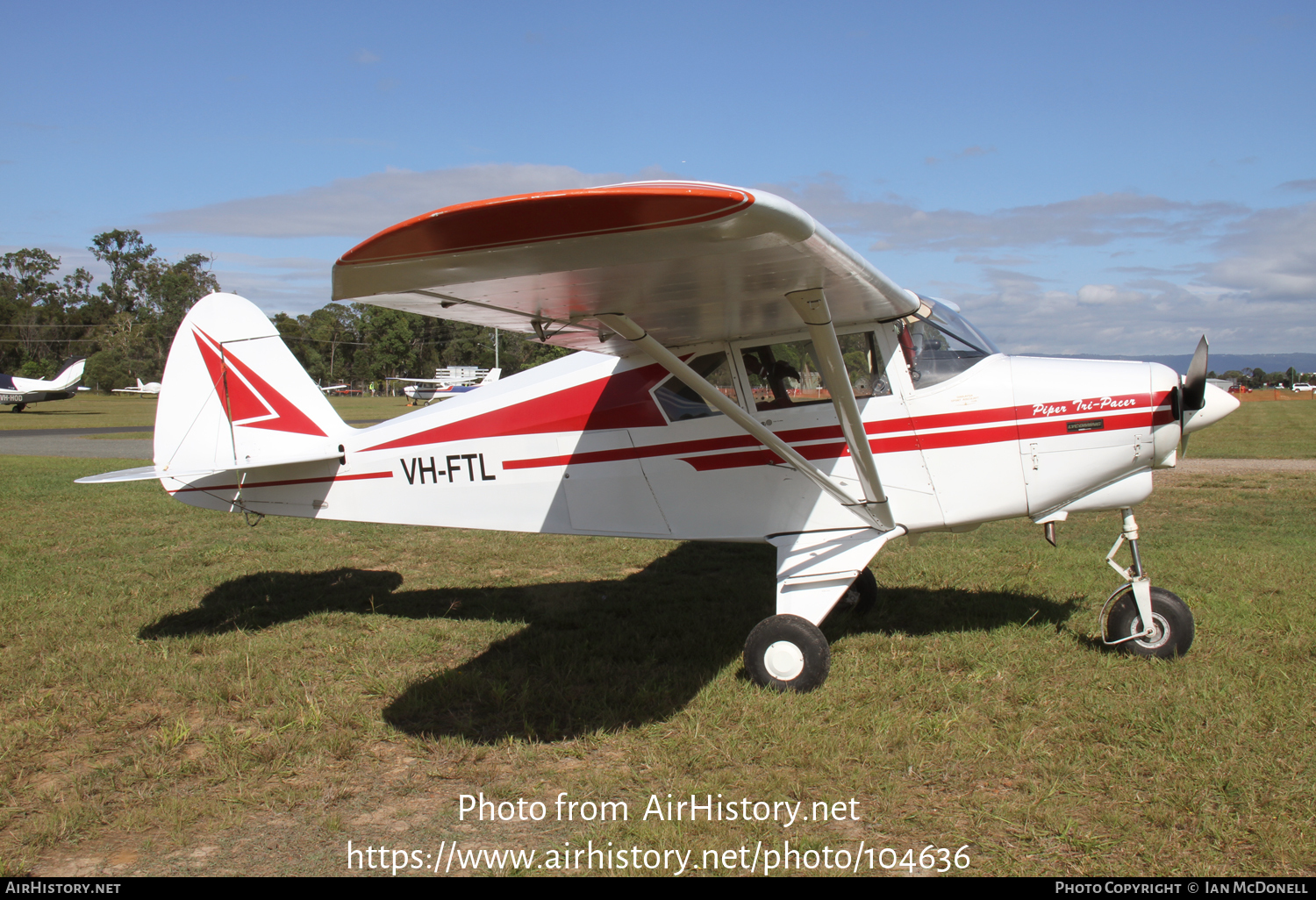 Aircraft Photo of VH-FTL | Piper PA-22-160 Tri-Pacer | AirHistory.net #104636