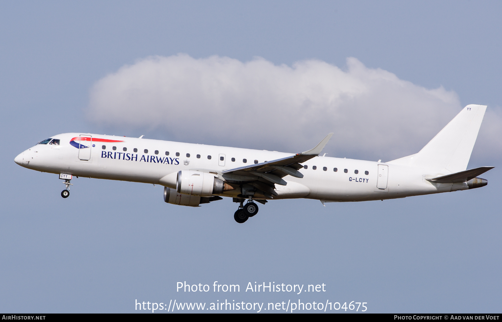 Aircraft Photo of G-LCYY | Embraer 190SR (ERJ-190-100SR) | British Airways | AirHistory.net #104675