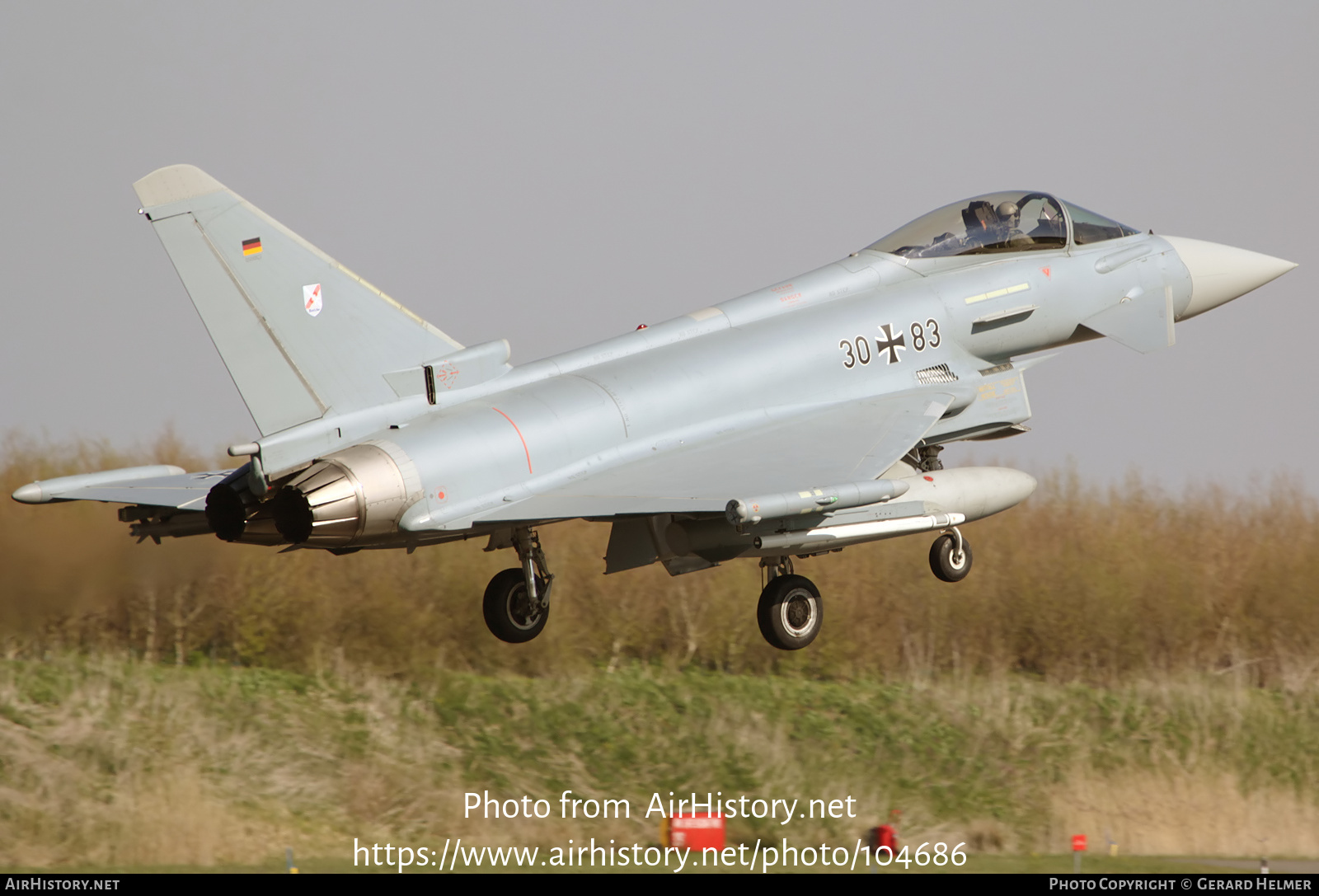 Aircraft Photo of 3083 | Eurofighter EF-2000 Typhoon S | Germany - Air Force | AirHistory.net #104686