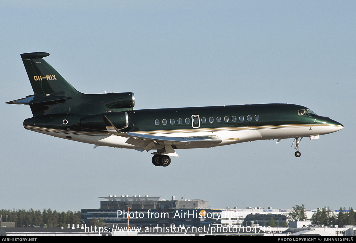 Aircraft Photo of OH-WIX | Dassault Falcon 7X | AirHistory.net #104719