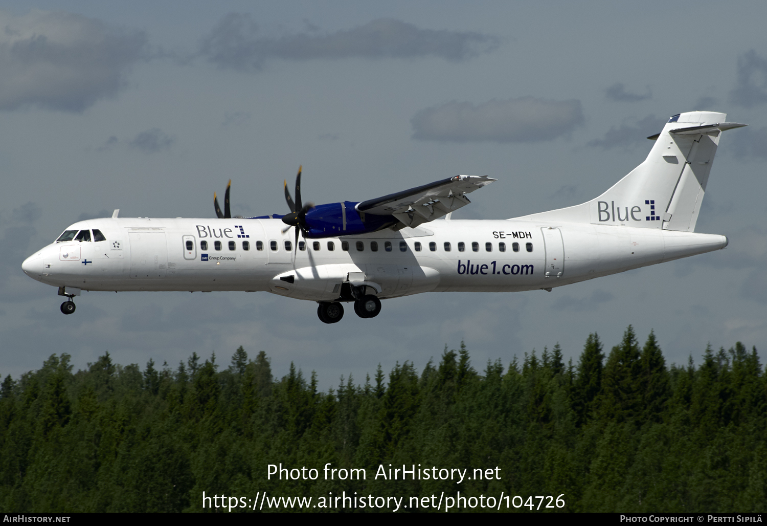 Aircraft Photo of SE-MDH | ATR ATR-72-500 (ATR-72-212A) | Blue1 | AirHistory.net #104726