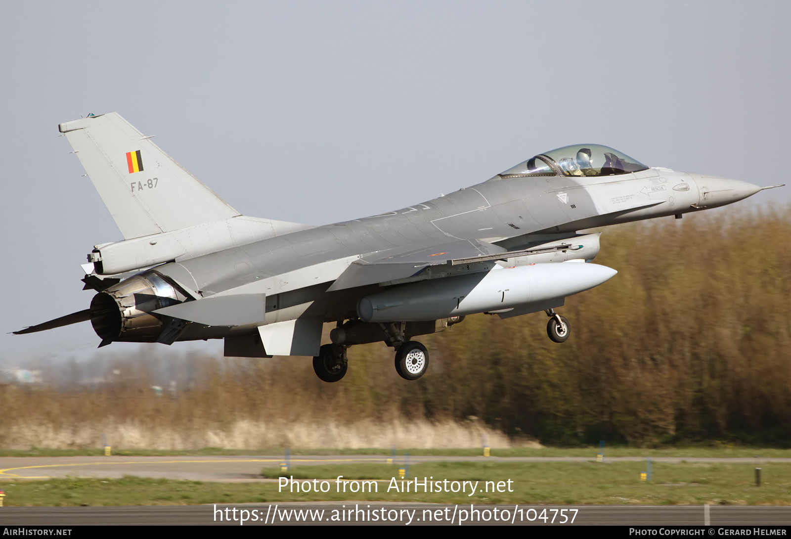 Aircraft Photo of FA-87 | General Dynamics F-16AM Fighting Falcon | Belgium - Air Force | AirHistory.net #104757