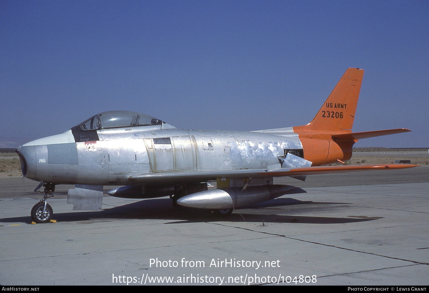 Aircraft Photo of 23206 | Canadair QF-86E Sabre | USA - Army | AirHistory.net #104808