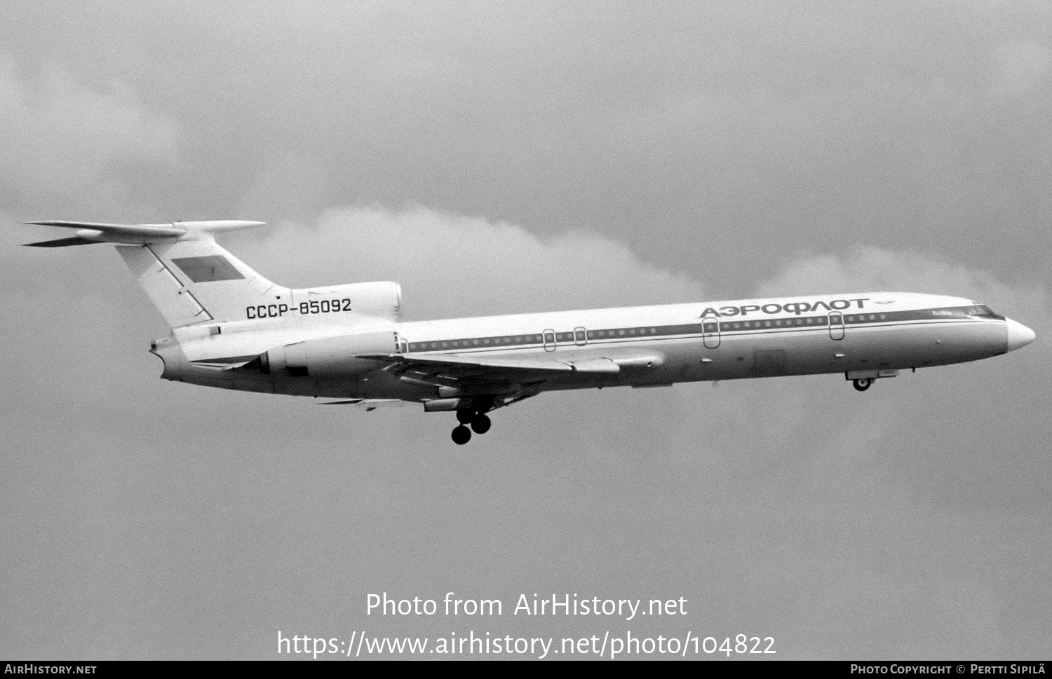 Aircraft Photo of CCCP-85092 | Tupolev Tu-154B-1 | Aeroflot | AirHistory.net #104822