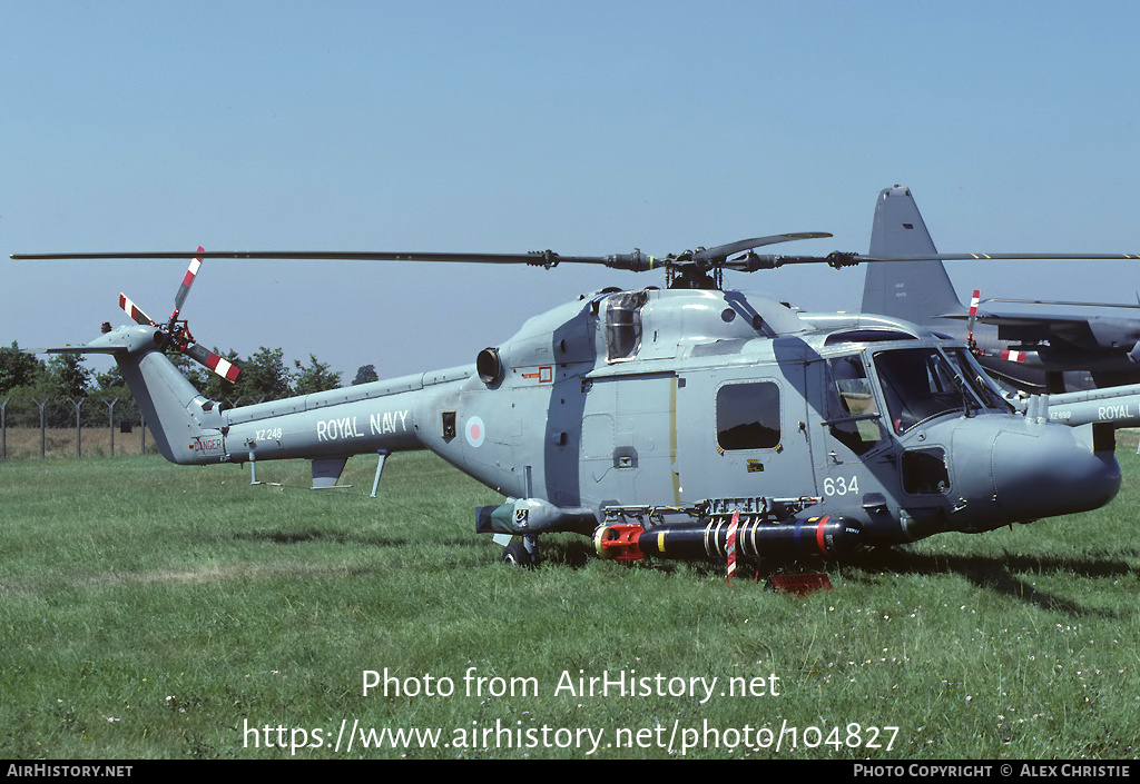 Aircraft Photo of XZ248 | Westland WG-13 Lynx HAS3S | UK - Navy | AirHistory.net #104827