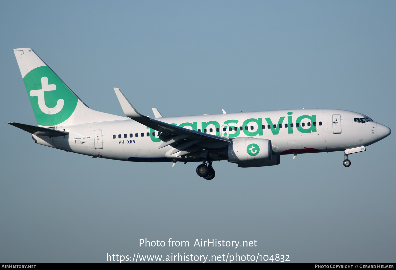 Aircraft Photo of PH-XRV | Boeing 737-7K2 | Transavia | AirHistory.net #104832