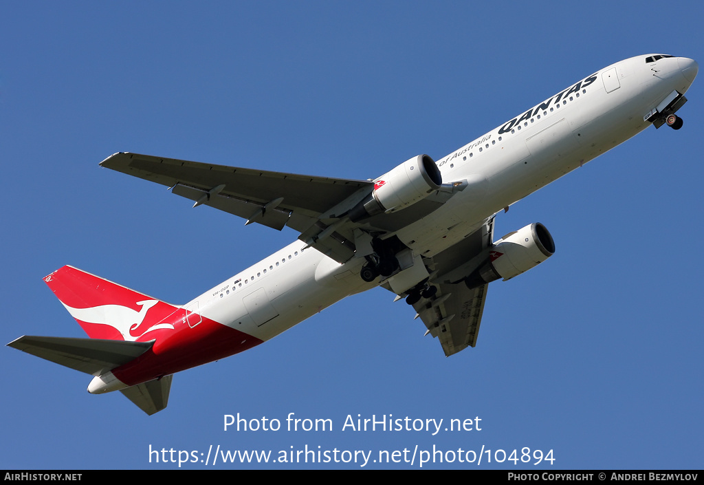 Aircraft Photo of VH-OGP | Boeing 767-338/ER | Qantas | AirHistory.net #104894