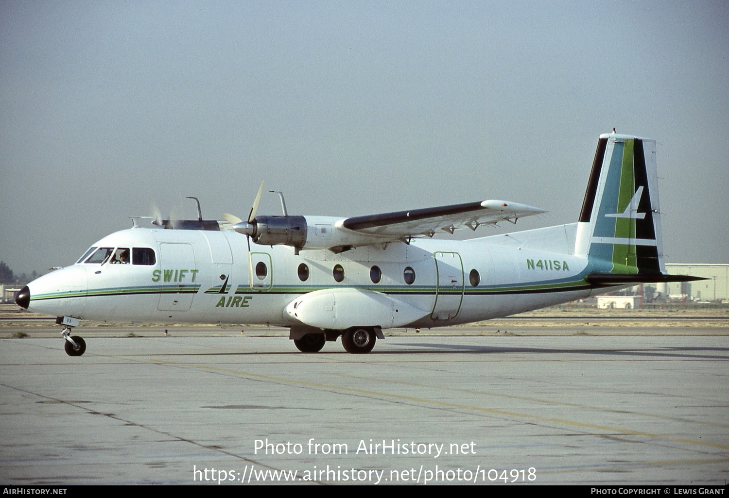 Aircraft Photo of N411SA | Nord 262A-44 | Swift Aire | AirHistory.net #104918