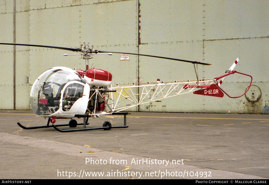 Aircraft Photo of G-BLGR | Bell 47G-4A | Courteenhall Farms | AirHistory.net #104932