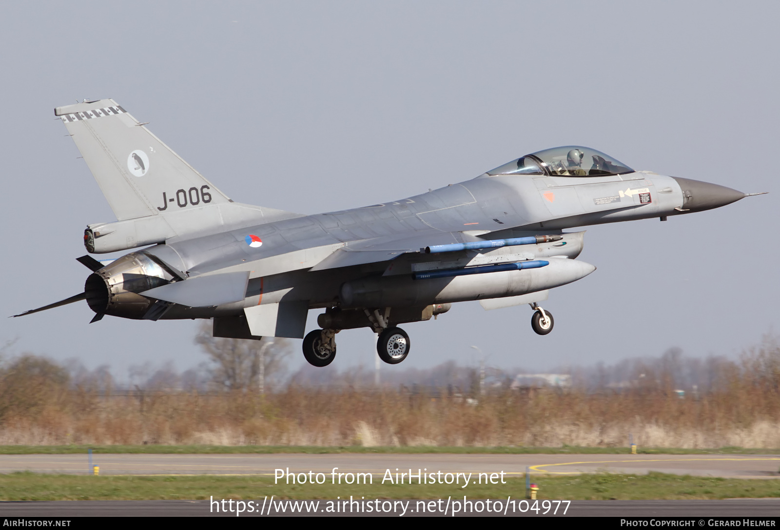 Aircraft Photo of J-006 | Lockheed F-16AM Fighting Falcon | Netherlands - Air Force | AirHistory.net #104977