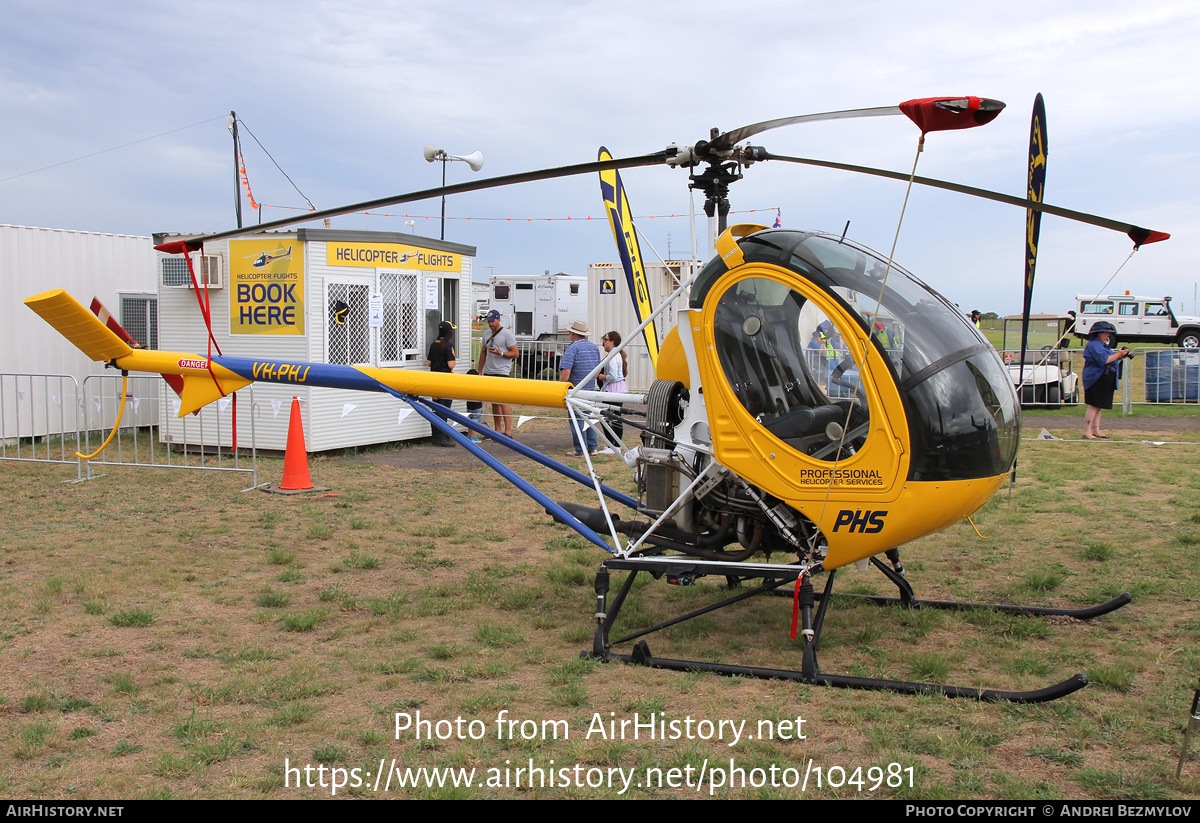 Aircraft Photo of VH-PHJ | Schweizer 300C (269C) | PHS - Professional Helicopter Services | AirHistory.net #104981