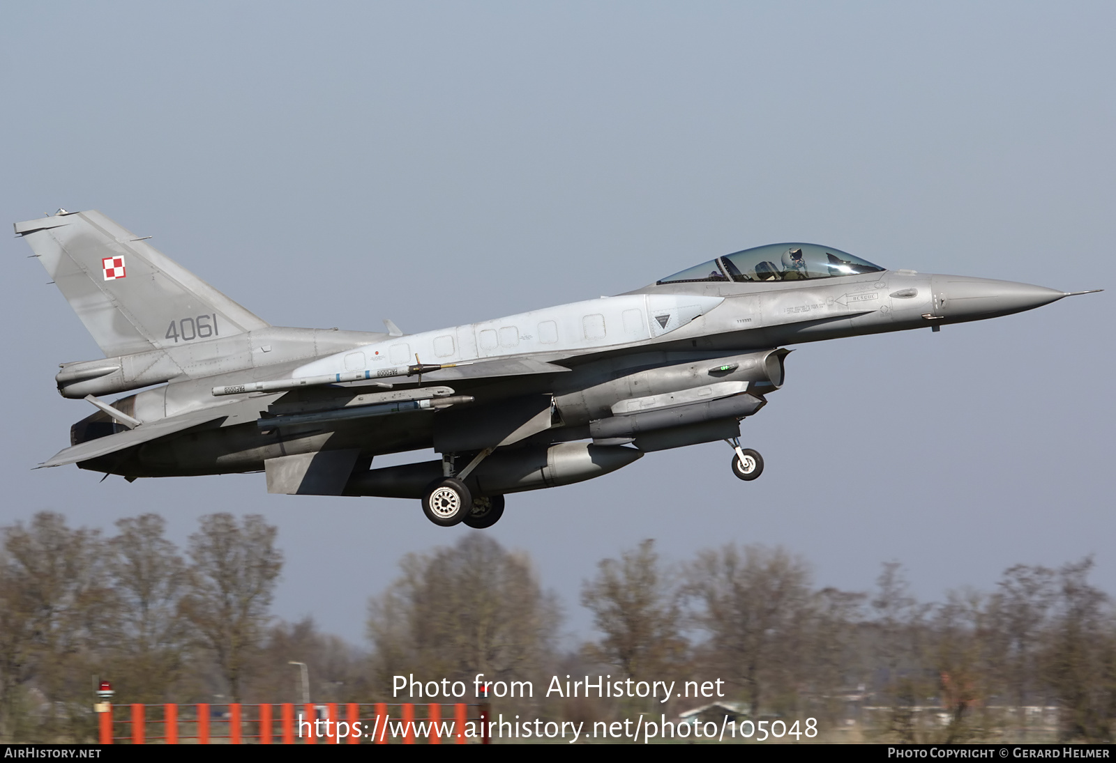 Aircraft Photo of 4061 | Lockheed Martin F-16CJ Fighting Falcon | Poland - Air Force | AirHistory.net #105048