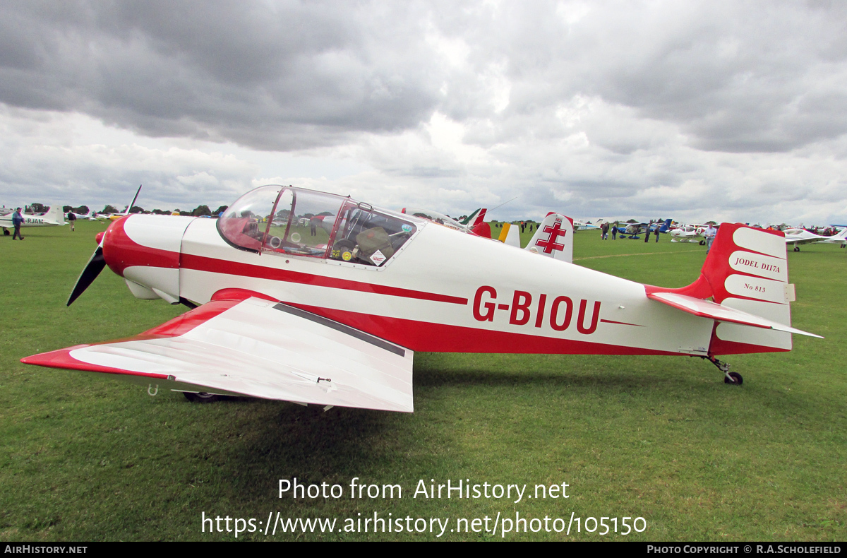 Aircraft Photo of G-BIOU | SAN Jodel D-117A | AirHistory.net #105150