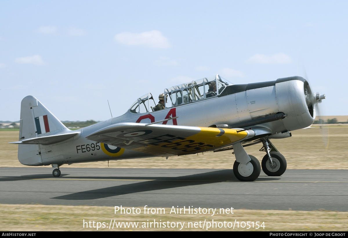 Aircraft Photo of G-BTXI / FE695 | North American AT-16 Harvard IIB | UK - Air Force | AirHistory.net #105154