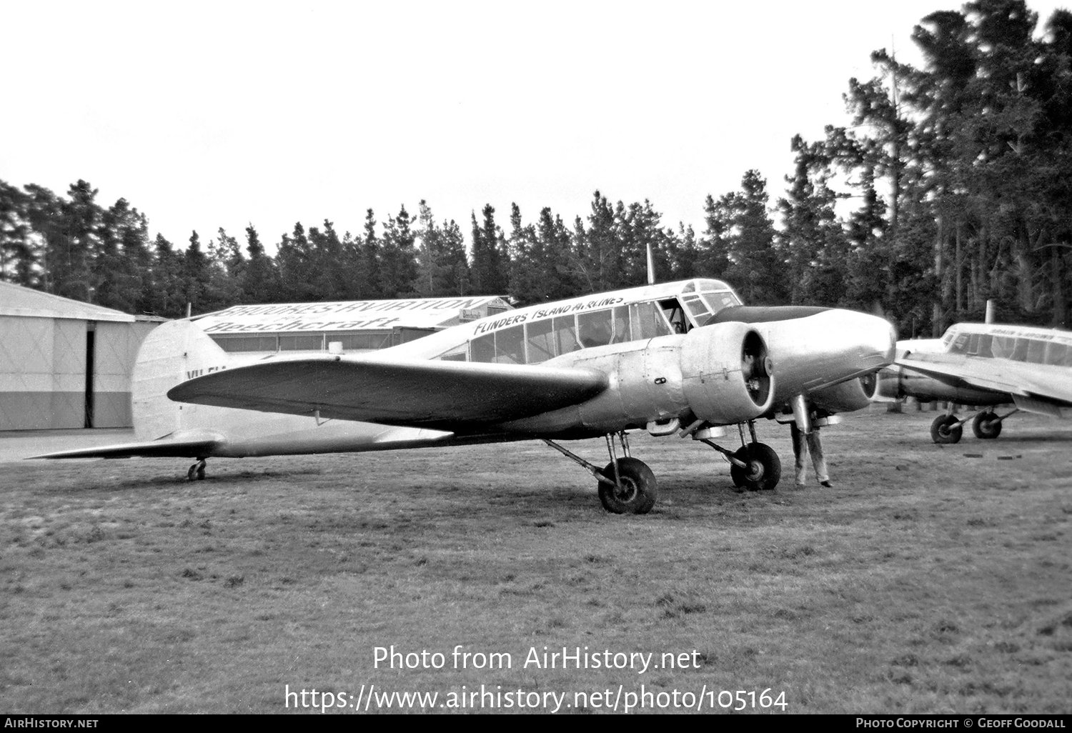 Aircraft Photo of VH-FIA | Avro 652A Anson I | Flinders Island Airlines | AirHistory.net #105164