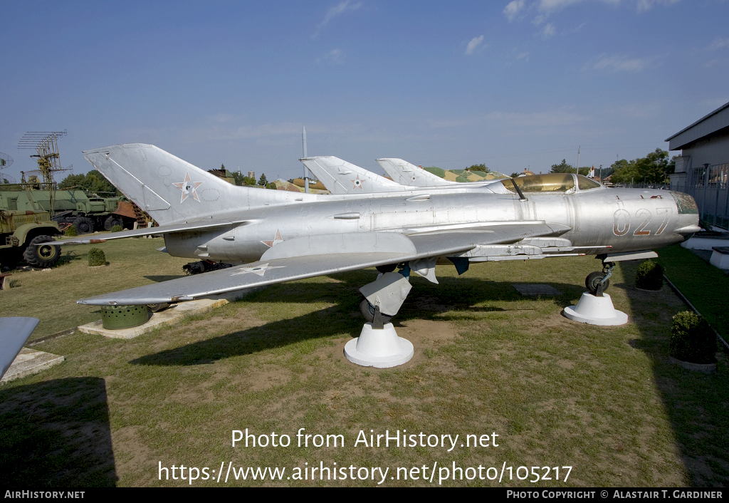 Aircraft Photo of 27 / 027 | Mikoyan-Gurevich MiG-19PM | Hungary - Air Force | AirHistory.net #105217