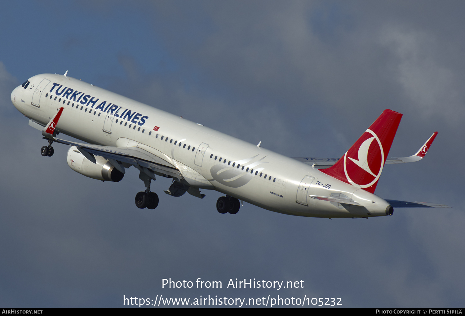 Aircraft Photo of TC-JSG | Airbus A321-231 | Turkish Airlines | AirHistory.net #105232