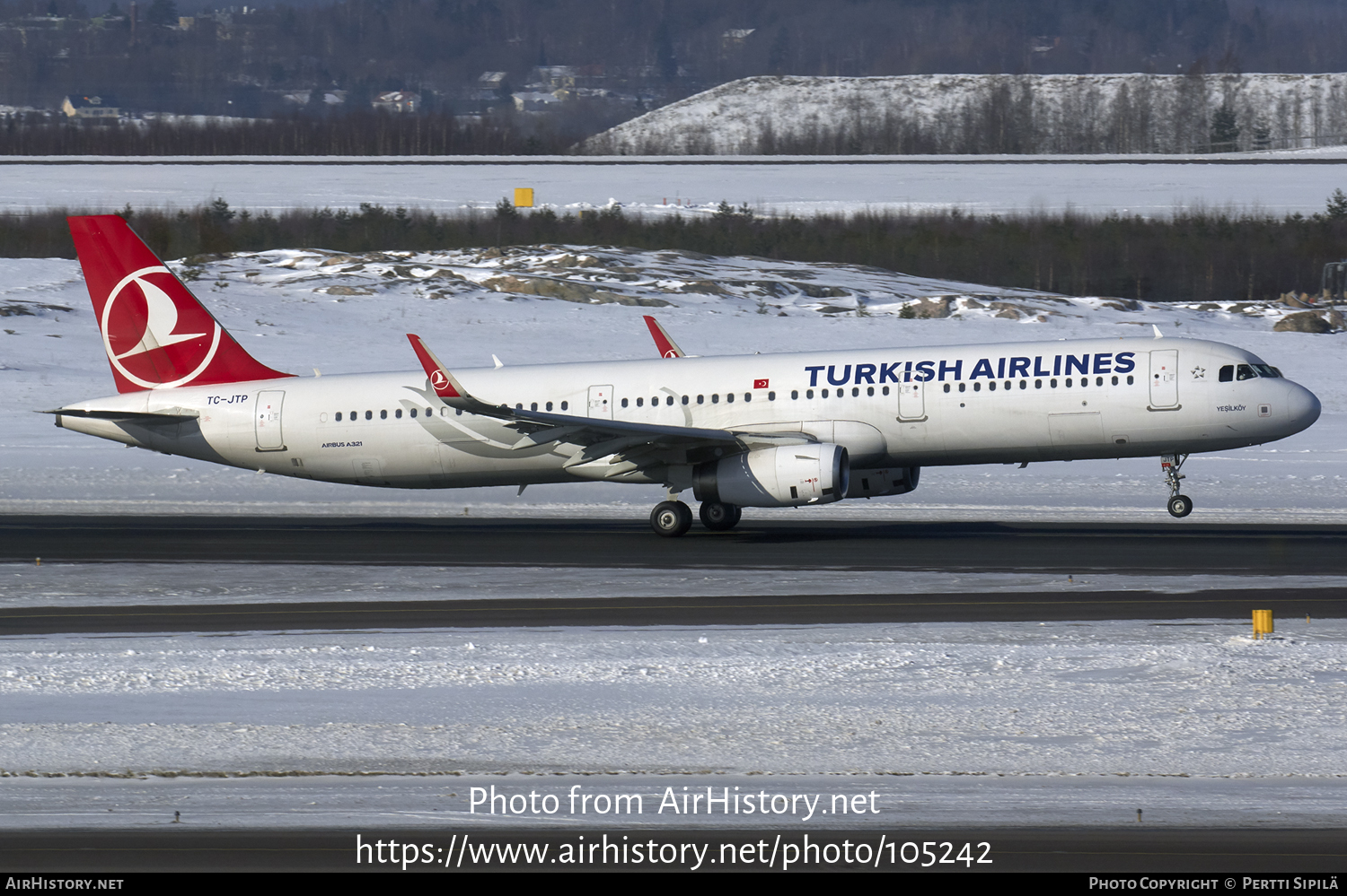 Aircraft Photo of TC-JTP | Airbus A321-231 | Turkish Airlines | AirHistory.net #105242