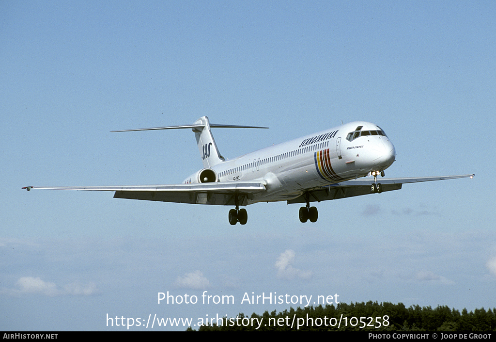 Aircraft Photo of SE-DMZ | McDonnell Douglas MD-81 (DC-9-81) | Scandinavian Airlines - SAS | AirHistory.net #105258