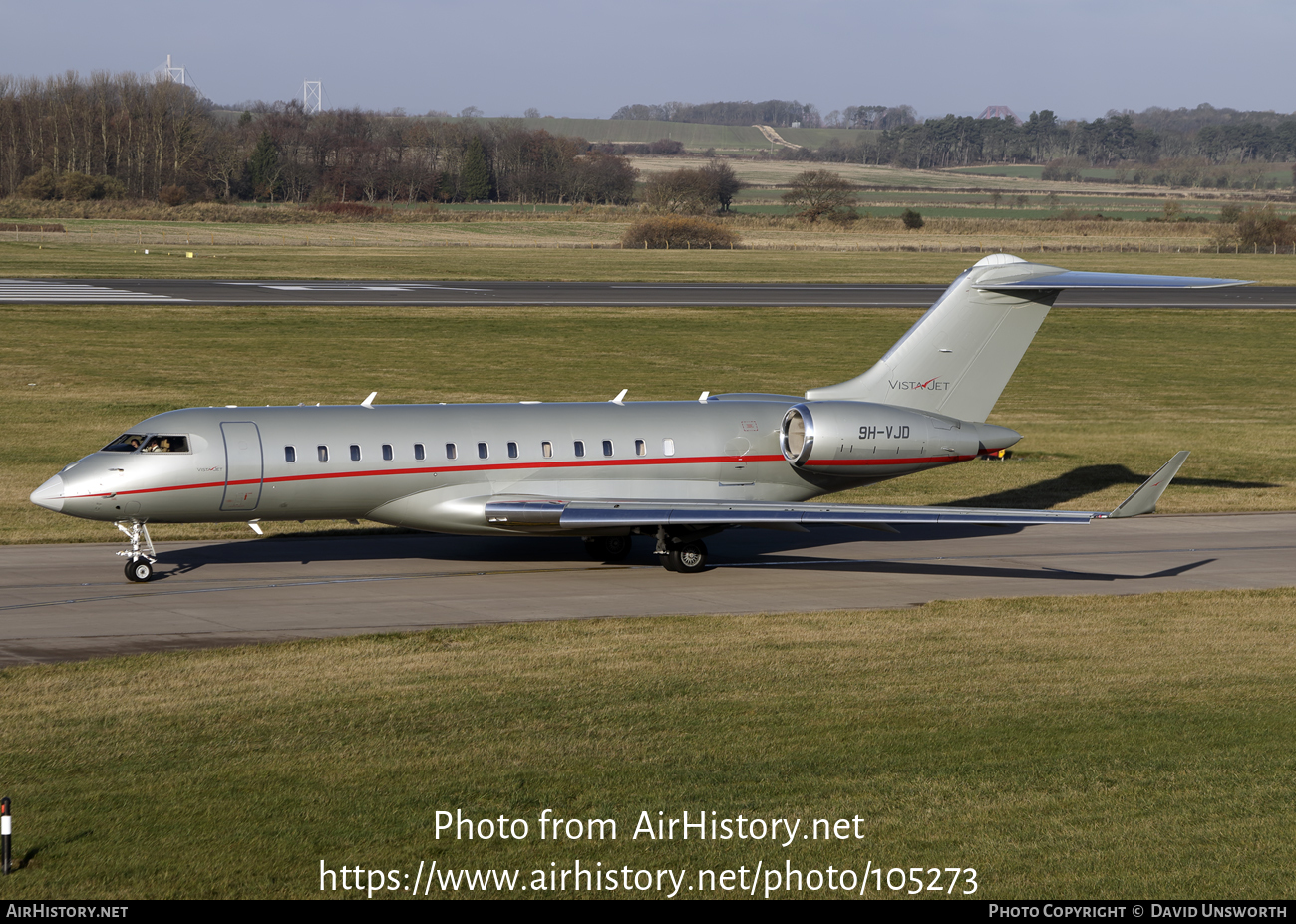 Aircraft Photo of 9H-VJD | Bombardier Global 6000 (BD-700-1A10) | VistaJet | AirHistory.net #105273